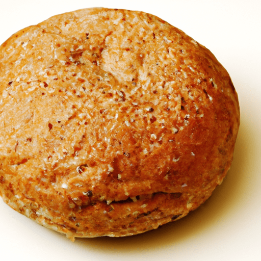 Whole wheat hamburger bun