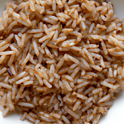 Cooked short grain brown rice