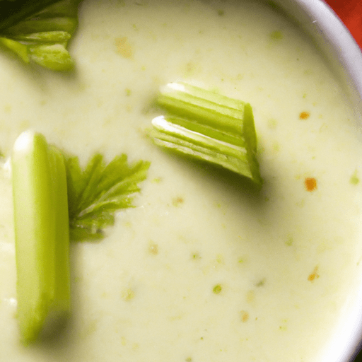 Reduced fat and reduced sodium cream of celery soup