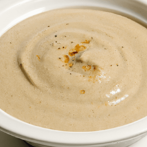 Reduced fat and reduced sodium cream of mushroom soup