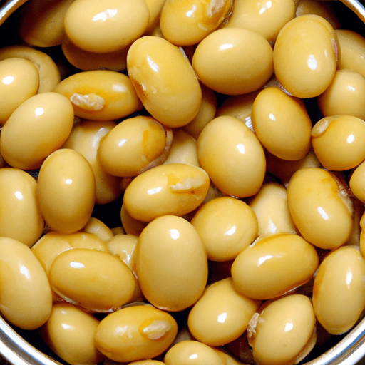 Canned soybeans