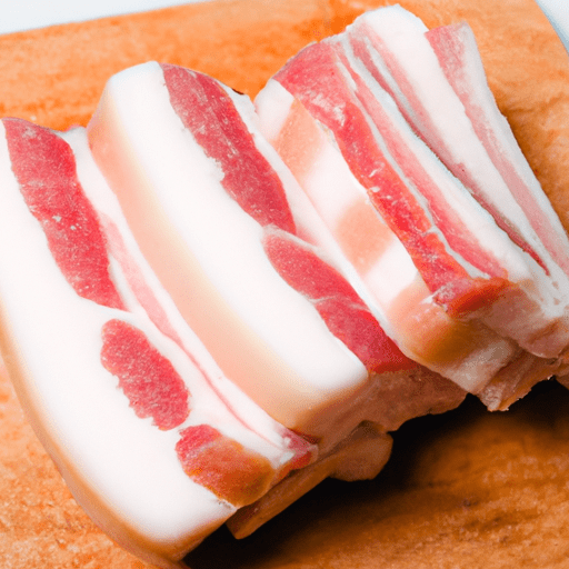 Pork belly slices