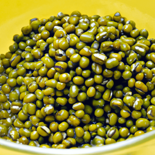 Cooked mung beans