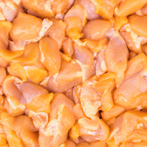 Skinless chicken pieces