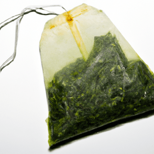 Green tea bag